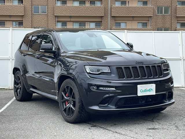 クライスラー・ジープ ジープ グランドチェロキー SRT8 秋田県 2016(平28)年 4.5万km 黒 純正メモリナビ/USB　SD　AUX　フルセグTV　Bluetooth　CD　DVD/バックカメラ/フロントカメラ/サンルーフ/コーナーセンサー（前後）/クルーズコントロール/パワーアックドア/レザーシート/シートヒーター/パワーシート/ベンチレーション/ステアリングヒーター/オートライト/ETC/純正20インチアルミホイール/スペアキーあり