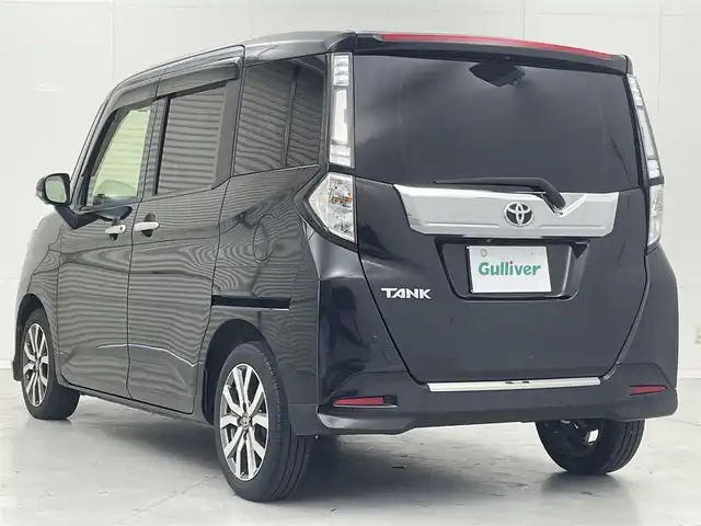 トヨタ タンク カスタムG－T 茨城県 2018(平30)年 7万km ブラックマイカメタリック 純正9型ナビ/全方位カメラ/フルセグ/衝突被害軽減ブレーキ/車線逸脱抑制装置/クルーズコントロール/クリアランスソナー/両側電動スライドドア/ドラレコ/純正15インチAW/LEDヘッドライト/スマートキー