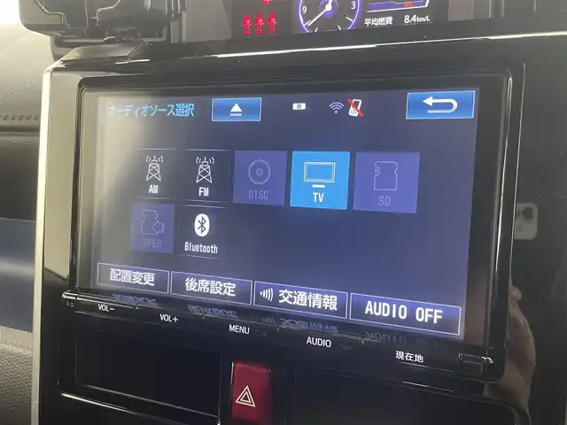 トヨタ タンク カスタムG－T 茨城県 2018(平30)年 7万km ブラックマイカメタリック 純正9型ナビ/全方位カメラ/フルセグ/衝突被害軽減ブレーキ/車線逸脱抑制装置/クルーズコントロール/クリアランスソナー/両側電動スライドドア/ドラレコ/純正15インチAW/LEDヘッドライト/スマートキー