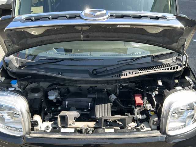 マツダ フレアワゴン ハイブリッド XS 山口県 2021(令3)年 7.7万km ブルーイッシュブラックパール3 社外8インチSDナビ【CN-RZ2865】/DVD再生機能有/フルセグテレビ/Bluetooth/アラウンドビューモニター/パーキングアシスト/ETC/ドライブレコーダー/セーフティサポートカーS/・追従走行有クルーズコントロール/・デュアルセンサーブレーキサポート/・誤発進抑制機能/・後退時ブレーキサポート/・車線逸脱警報機能/・ふらつき警報機能/・先行車発進お知らせ機能/両側パワースライドドア/運転席シートヒーター/アクセサリーソケット/スマートキー/プッシュスタート