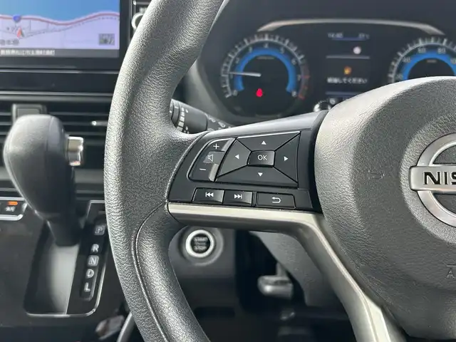 日産 ルークス ハイウェイスター X 島根県 2021(令3)年 1.9万km アトランティックブルー 登録時走行距離19109km/取扱説明書/保証書/純正9インチナビ【CD/DVD/Bluetooth】/フルセグテレビ/アラウンドビューモニター/左側ハンズフリーパワースライドドア/プッシュスタート/LEDヘッドライト/オートライト/フォグランプ/冬タイヤAW付き4本積み込み/純正14インチアルミ