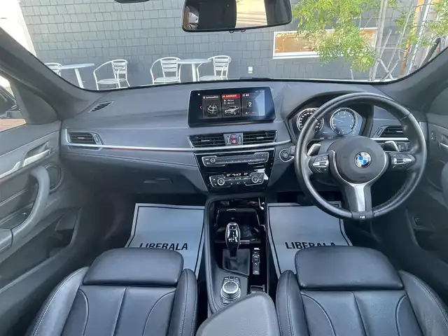 ＢＭＷ Ｘ１ xDrive 18d Mスポーツ 滋賀県 2021(令3)年 4.4万km ミネラルホワイト ハイラインパッケージ/黒革/・前席パワーシート/・前席シートヒーター /インテリジェントセーフティ/衝突軽減ブレーキ/車線逸脱警告/ACC/アンビエントライト/純正HDDナビ（BT/USB）/社外テレビチューナー/バックカメラ/前後ドライブレコーダー/ETC/純正18インチAW