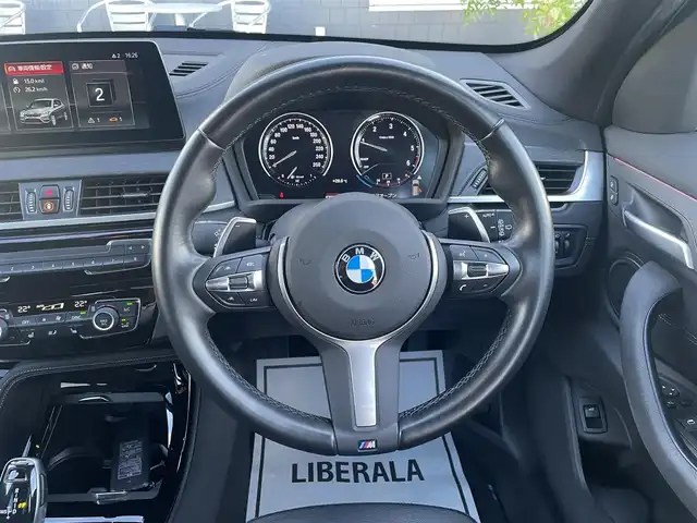 ＢＭＷ Ｘ１ xDrive 18d Mスポーツ 滋賀県 2021(令3)年 4.4万km ミネラルホワイト ハイラインパッケージ/黒革/・前席パワーシート/・前席シートヒーター /インテリジェントセーフティ/衝突軽減ブレーキ/車線逸脱警告/ACC/アンビエントライト/純正HDDナビ（BT/USB）/社外テレビチューナー/バックカメラ/前後ドライブレコーダー/ETC/純正18インチAW