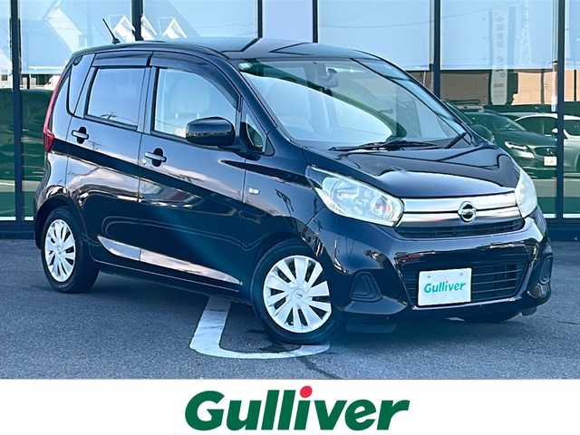 日産 デイズ J 岐阜県 2018(平30)年 12.6万km ブラック 登録時走行距離125856km/ケンウッドCDオーディオ/ドアバイザー/ipod接続/AUX接続/USB接続/ETC/禁煙車/フロアマット/リモコンキー/ハロゲンヘッドライト/ベンチシート/エアバッグ/オートエアコン/スタッドレス有/エアバッグ