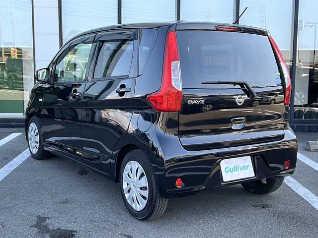 日産 デイズ J 岐阜県 2018(平30)年 12.6万km ブラック 登録時走行距離125856km/ケンウッドCDオーディオ/ドアバイザー/ipod接続/AUX接続/USB接続/ETC/禁煙車/フロアマット/リモコンキー/ハロゲンヘッドライト/ベンチシート/エアバッグ/オートエアコン/スタッドレス有/エアバッグ