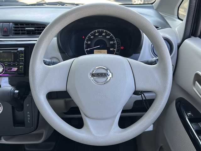 日産 デイズ J 岐阜県 2018(平30)年 12.6万km ブラック 登録時走行距離125856km/ケンウッドCDオーディオ/ドアバイザー/ipod接続/AUX接続/USB接続/ETC/禁煙車/フロアマット/リモコンキー/ハロゲンヘッドライト/ベンチシート/エアバッグ/オートエアコン/スタッドレス有/エアバッグ