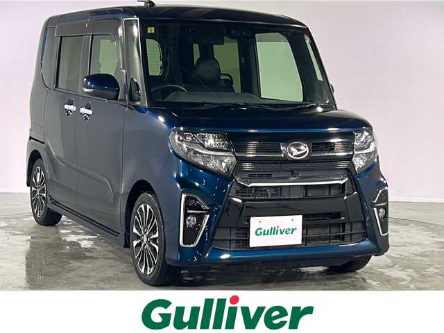 ダイハツ タント カスタム RS セレクション 福岡県 2020(令2)年 3.1万km レーザーブルークリスタルシャイン スマートアシスト/社外ナビ（ＣＮ－ＲＥ０６ＷＤ）/フルセグTV/CD/DVD/BT/SD/バックカメラ/両側パワースライドドア/レーダークルーズコントロール/ＬＥＤヘッドライト/フォグランプ/前席シートヒーター/コーナーセンサー/ＥＴＣ/純正アルミ/スマートキー/プッシュスタート/シートバックテーブル/ロールサンシェード