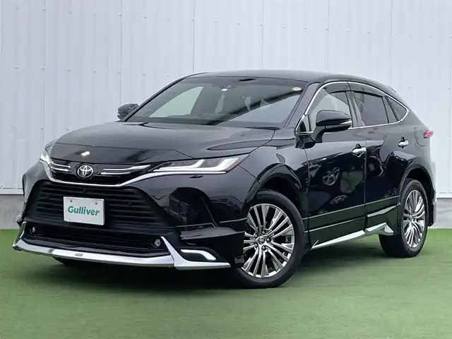 トヨタ ハリアー Z 香川県 2021(令3)年 2.3万km プレシャスブラックパール ワンオーナー/純正ナビ/BT/USB/AUX/Miracast/フルセグTV/全周囲カメラ/JBLサウンド/ハーフレザーシート/右前席パワーシート/純正LEDヘッドライト/純正フォグランプ/オートライト/オートハイビーム/純正19インチアルミホイール/モデリスタエアロ/パワーバックドア/革巻きステアリング/ステアリングスイッチ/クルーズコントロール/HUD/デジタルインナーミラー/衝突被害軽減ブレーキ/LKA/BSM/横滑り防止/コーナーセンサー/オートパーキングホールド/スマートキー×２/ビルトインETC2.0/純正フロアマット/純正ドアバイザー/電動格納ウインカードアミラー(オート機能付き)/純正ドアバイザー