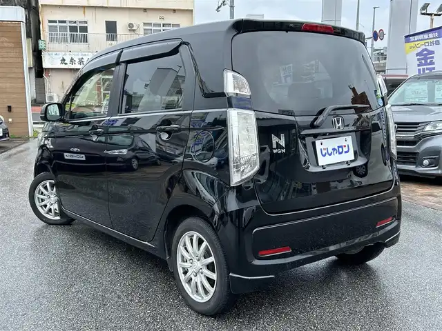 ホンダ Ｎ ＷＧＮ G ターボパッケージ 沖縄県 2015(平27)年 5.6万km スマートブラック (株)IDOMが運営する【じしゃロンOO店】の自社ローン専用車両になりますこちらは現金またはオートローンご利用時の価格です。自社ローンご希望の方は別途その旨お申付け下さい/・プッシュスタート　/・純正ナビ　/・ＴＶ　/・バックカメラ　/・ＥＴＣ　/・Ｂｌｕｅｔｏｏｔｈ接続　/・ドライブレコーダー　/・純正フロアマット　/・純正アルミホイール　/・横滑り防止装置　/・スマートキー　/・取扱説明書
