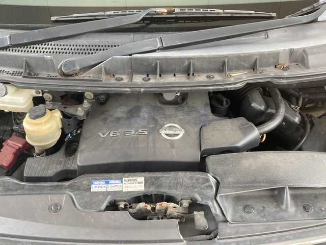 日産 エルグランド VG 東京都 2003(平15)年 13.3万km シャンパンシルバー 純正HDDナビ/バックモニター/ドライブレコーダー/ETC/後席用モニター/片側パワースライドドア/オートライト/アンチブレーキングシステム/保証書・取扱説明書