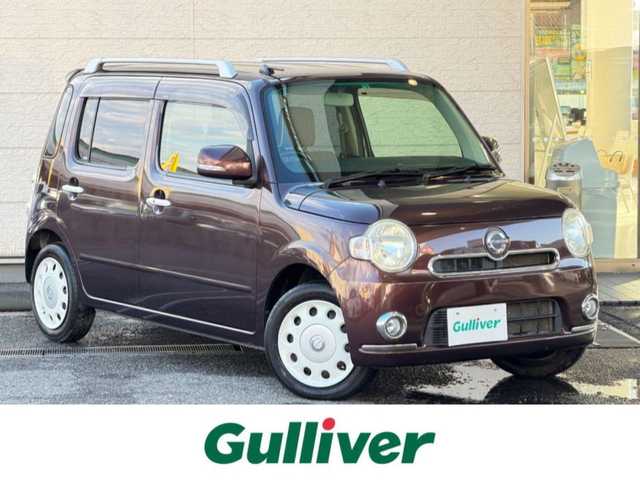 ダイハツ ミラ ココア プラスX スペシャルコーデ 兵庫県 2013(平25)年 6.4万km プラムブラウンクリスタルマイカ 社外オーディオ/CD/USB/スマートキー /ECOアイドル/ETC/AAC/ISOFIX/純正フロアマット/ドアバイザー/ルーフレール/フォグランプ