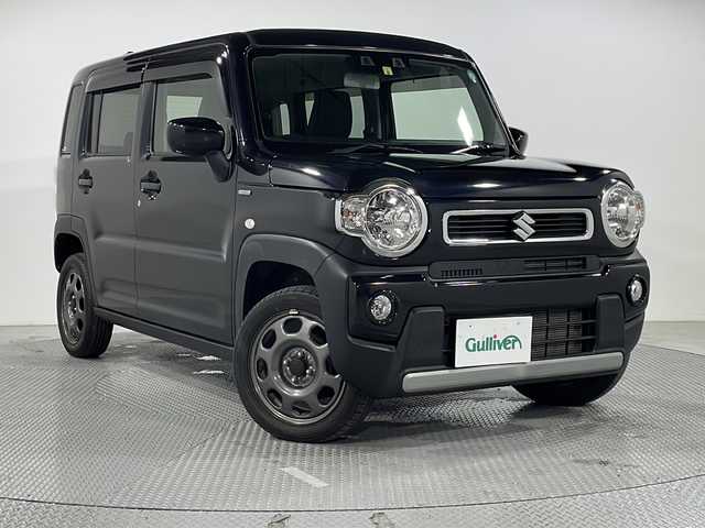 スズキ ハスラー HYBRID G ターボ 広島県 2020(令2)年 2万km ブルーイッシュブラックパール3 純正ディスプレイオーディオ（AppleCarPlay/AndroidAuto）/シートヒーター/アダプティブクルーズコントロール/デュアルカメラブレーキサポート/車線逸脱警報/車線逸脱抑制制御/オートハイビーム/リヤパーキングソナー/誤発進抑制機能/パドルシフト