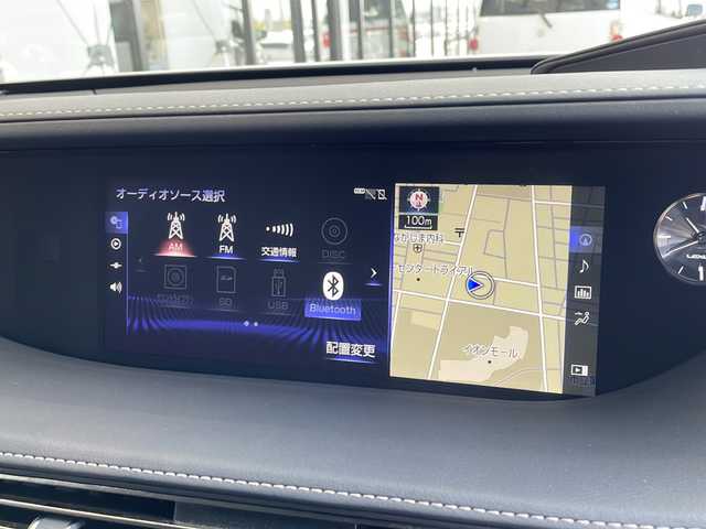 レクサス ＬＳ 500h バージョンL 愛知県 2018(平30)年 3.3万km ソニッククォーツ レクサスセーフティシステム/衝突軽減システム/純正１２型SDナビ/三眼LEDヘッドライト/全方位カメラ/レーダークルーズコントロール/シートヒーター/エアシート/フルセグ/CD/DVD/Bluetooth/バックカメラ/電動リアゲート/パワーシート/ヘッドアップディスプレイ/コーナーセンサー/純正アルミホイール/ＥＴＣ２．０/ブラインドスポットモニター/パドルシフト/ステアリングヒーター/インテリジェントミラー/オートマチックハイビーム/ドライブレコーダー/ステアリングスイッチ/スマートキー/プッシュスタート