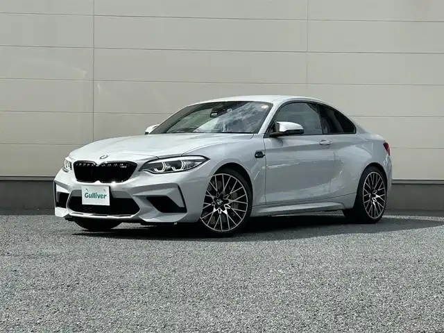 ＢＭＷ Ｍ２ コンペティション 茨城県 2020(令2)年 2.2万km ホッケンハイムシルバー 6速MT/純正ナビ/バックカメラ/パワーシート/レザーシート/USB入力端子/harman/cardon/シートヒーター/クリアランスソナー/デュアルエアコン/純正19インチアルミホイール