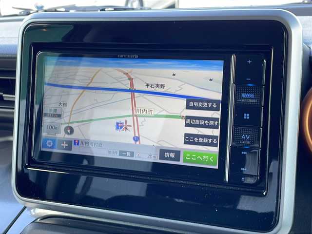 スズキ スペーシア ギア HYBRID XZ 徳島県 2021(令3)年 3.8万km オフブルーメタリック/ガンメタリック2トーンルーフ 社外7型ナビ　AVIC-RW711/（SD/フルセグ/ラジオ/DISC/USB/BT/HDMI/AUX）/バックカメラ/追従式クルーズコントロール/D/N席シートヒーター/ルーフレール/クリアランスソナー/LEDヘッドライト/純正フロアマット/純正14インチアルミホイール/両側電動スライドドア/アイドリングストップ/スマートキー/スペアキー/取扱説明書/新車時保証書