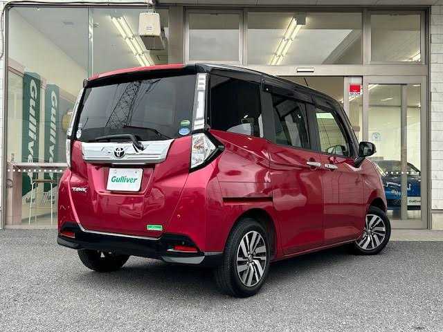 トヨタ タンク カスタムG S 埼玉県 2017(平29)年 5万km ブラックマイカ/マゼンダベリーメタリック 純正SDナビ/バックカメラ、サイドカメラ/ドライブレコーダー/Bluetooth/ETC/クルーズコントロール/シートヒータ/両側パワースライドドア/アイドリングストップ/スペアキー