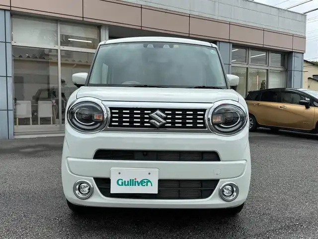 スズキ ワゴンＲ スマイル HYBRID X 静岡県 2022(令4)年 0.9万km ピュアホワイトP ワンオーナー・保証書/走行8916キロ（登録時）/マイルドハイブリット/アイドリングストップシステム/セーフティサポート/両側パワースライドドア/純正9型メモリーナビ/地デジTV/DVD再生/CD/Bluetoothオーディオ/ステアリングスイッチ/全方位カメラ/LEDヘッドランプ/LEDフォグランプ/ウィンカードアミラー/D席シートヒーター/メッキドアハンドル/純正14インチアルミ/スマートキー×2/プッシュスタート/パーソナルテーブル（D席背面）/純正フロアマット/純正ワイドドアバイザー/オートエアコン/WエアB＋サイドエアB/車両取説＋ナビ取説あり
