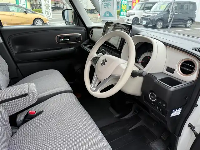 スズキ ワゴンＲ スマイル HYBRID X 静岡県 2022(令4)年 0.9万km ピュアホワイトP ワンオーナー・保証書/走行8916キロ（登録時）/マイルドハイブリット/アイドリングストップシステム/セーフティサポート/両側パワースライドドア/純正9型メモリーナビ/地デジTV/DVD再生/CD/Bluetoothオーディオ/ステアリングスイッチ/全方位カメラ/LEDヘッドランプ/LEDフォグランプ/ウィンカードアミラー/D席シートヒーター/メッキドアハンドル/純正14インチアルミ/スマートキー×2/プッシュスタート/パーソナルテーブル（D席背面）/純正フロアマット/純正ワイドドアバイザー/オートエアコン/WエアB＋サイドエアB/車両取説＋ナビ取説あり