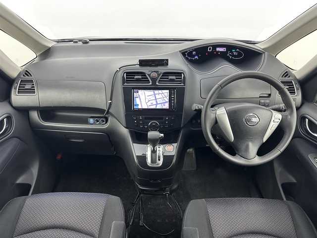 日産 セレナ ハイウェイスター S HV Vセレ 大分県 2013(平25)年 7.5万km スーパーブラック 7インチ社外ナビ(CN-R500WD)/　　（CD/DVD/フルセグ）/両側パワースライドドア/社外前後ドライブレコーダー/クルーズコントロール/HIDオートライト/バックカメラ/純正AW16インチ/プッシュスタート/インテリジェントキー/アイドリングストップ/スペアキー