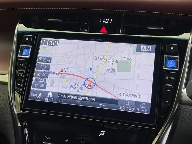 トヨタ ハリアー プレミアム メタル&レザーP 岩手県 2017(平29)年 4.7万km ダークレッドマイカメタリック ワンオーナー/４WD/ツインムーンルーフ/本革シート/モデリスタエアロ/ALPINEビッグX１０型ナビ/ALPINEパワーアンプ　スピーカーキット/パワーバックドア/シートヒーター/シートベンチレーション/トヨタセーフティセンス/レーダークルーズコントロール/プリクラッシュセーフティ/オートマチックハイビーム/バックカメラ/横滑り防止装置/ETC/LEDヘッドライト/純正18インチアルミホイール