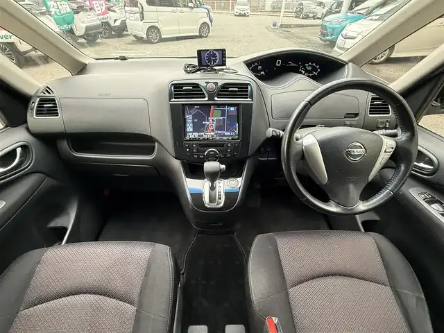 日産 セレナ ハイウェイスター Sハイブリッド 千葉県 2012(平24)年 9.1万km オーロラモーヴ 社外HDDナビ(CD/DVD/FM/AM/Bluetooth/フルセグTV)/フリップダウンモニター/バックカメラ/クルーズコントロール/オートライト/ドライブレコーダー/レーダー探知機/両側パワースライドドア/スマートキー/スペアキー/保証書/取扱説明書