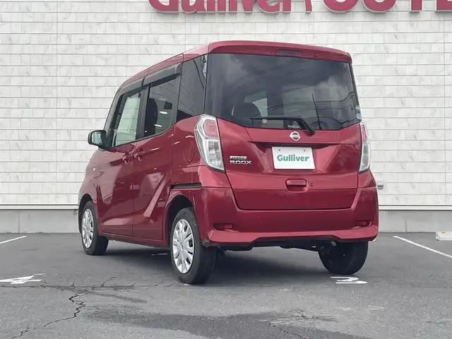 日産 デイズ ルークス X 長野県 2017(平29)年 6.1万km スパークリングレッドM ワンオーナー/純正ナビMJ116D-W/地デジ/BT/CD/バックカメラ/全方位カメラ/左側パワースライドドア/保証書/鳥セル/スペアキー