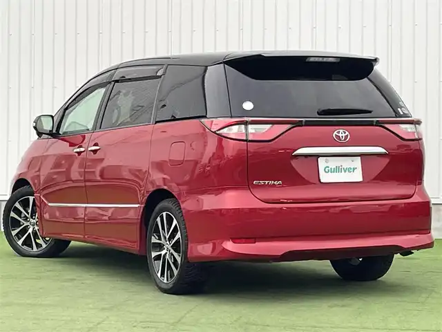 トヨタ エスティマ アエラス プレミアム G 香川県 2016(平28)年 8.6万km ブラック/レッドマイカメタリック 2トーン 純正10インチナビ(NSZN-Z66T)/→AM.FM/フルセグTV/Bluetooth/HDMI/バックカメラ/両側パワースライドドア/クルーズコントロール/前席シートヒーター/ハーフレザーシート/D席パワーシート/パワーバックドア/LEDヘッドライト/革巻きステアリング/ステアリングリモコン/コーナーセンサー/純正ドライブレコーダー/純正フロアマット/ドアバイザー/パワーウィンドウ/オートエアコン/ウィンカーミラー/ETC/スマートキー/プッシュスタート