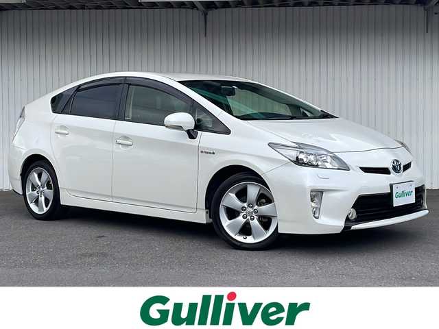 トヨタ プリウス G ツーリングセレクション 長野県 2012(平24)年 6.6万km ホワイトパールクリスタルシャイン 純正８型メモリナビフルセグTV/バックカメラ/ビルトインETC/ハーフレザーシート/純正17インチアルミ/クルーズコントロール/プッシュスタートエンジン/保証書・取説