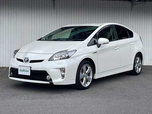 トヨタ プリウス G ツーリングセレクション 長野県 2012(平24)年 6.6万km ホワイトパールクリスタルシャイン 純正８型メモリナビフルセグTV/バックカメラ/ビルトインETC/ハーフレザーシート/純正17インチアルミ/クルーズコントロール/プッシュスタートエンジン/保証書・取説