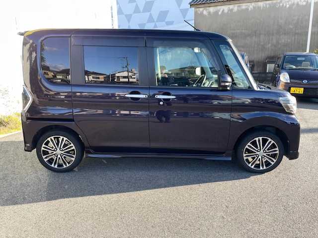 ダイハツ タント カスタム RS トップED SA Ⅲ 福島県 2018(平30)年 8.3万km ナイトシャドーパープルクリスタルM (株)IDOMが運営する【じしゃロンいわき店】の自社ローン専用車両になります。こちらは現金またはオートローンご利用時の価格です。自社ローンご希望の方は別途その旨お申付け下さい/登録時走行距離82858km/プッシュスタート/スマートキー/両側パワースライドドア/バックカメラ/純正ナビゲーション/スマートアシストIII/LEDヘッドライト