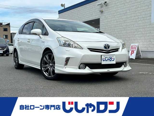 トヨタ プリウス α G 群馬県 2012(平24)年 7.5万km ホワイトパールクリスタルシャイン (株)IDOMが運営する【じしゃロン伊勢崎店】の自社ローン専用車両になりますこちらは現金またはオートローンご利用時の価格です。自社ローンご希望の方は別途その旨お申付け下さい/純正HDDナビゲーション/バックカメラ/CD/DVD/SD/BT/DTV/MSV/ビルトインETC/クルーズコントロール/LEDヘッドライト/フォグライト/オートライト/ドアバイザー/純正フロアマット