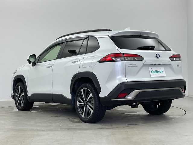 トヨタ カローラ クロス ハイブリッド Z 新潟県 2022(令4)年 4.9万km プラチナホワイトパールマイカ ４WD/純正ディスプレイオーディオ/（BT/FM/AM/フルセグTV）/バックカメラ/ステアリングスイッチ/パワーシート/ハーフレザーシート/シートヒーター/電動リアゲート/TVキャンセラー/シーケンシャルウィンカー/電格ミラー/純正LEDオートヘッドライト/フロントフォグライト/ヘッドライトレベライザー/電格ミラー/ETC
