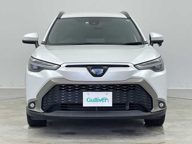 トヨタ カローラ クロス ハイブリッド Z 新潟県 2022(令4)年 4.9万km プラチナホワイトパールマイカ ４WD/純正ディスプレイオーディオ/（BT/FM/AM/フルセグTV）/バックカメラ/ステアリングスイッチ/パワーシート/ハーフレザーシート/シートヒーター/電動リアゲート/TVキャンセラー/シーケンシャルウィンカー/電格ミラー/純正LEDオートヘッドライト/フロントフォグライト/ヘッドライトレベライザー/電格ミラー/ETC