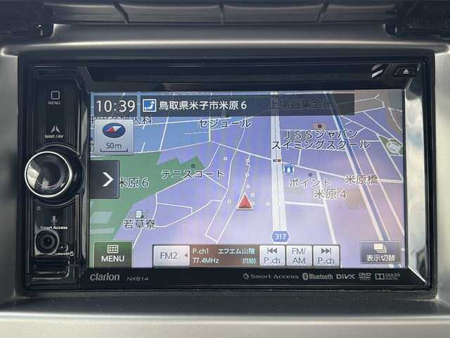 スズキ ワゴンＲ FZ 鳥取県 2014(平26)年 5.2万km クリスタルホワイトP ワンオーナー/プリクラッシュ/フルタイム４WD/スマートキーx2個/前席シートヒーター/純正エアロ/純正14インチAW/社外メモリナビ/ワンセグ・USB/革巻ステアリング/アイドリングストップ/オートエアコン/ETC/保証書・取説