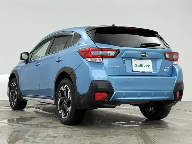 スバル ＸＶ ハイブリッド アドバンス 愛知県 2020(令2)年 2.9万km ラグーンブルーP ワンオーナー/4WD/純正8インチナビ/バックカメラ/地デジTV/アイサイト/プリクラッシュブレーキ/全車速追従機能付クルーズコントロール/（ECOクルーズコントロール機能付）/横滑り防止装置/スバルリヤビークルディテクション/コーナーセンサー/車線逸脱警報機能/オートライト/オートマチックハイビーム/LEDヘッドライト/LEDフォグランプ/シートメモリー/パワーシート/パドルシフト/前後ドライブレコーダー/ETC/純正18インチアルミホイール/純正フロアマット/プッシュスタート/スマートキー/スペアキー
