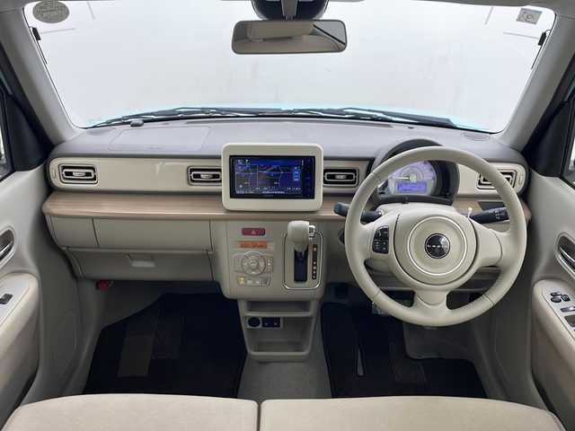 スズキ ラパン X 秋田県 2021(令3)年 2万km フレンチミントパールメタリック 4WD/純正ナビ　/フルセグTV/CD/DVD/Bluetooth/レーダーブレーキサポート　/レーンキープアシスト　/横滑り防止装置　/コーナーセンサー　/アイドリングストップ/バックカメラ　/前席シートヒーター　/nanoeエアコン　/スペアキー　/エンジンスターター　/LEDヘッドライト/ドアミラーヒーラー/電動格納ミラー/プッシュスタート/純正フロアマット/純正アルミホイール/純正ドアバイザー