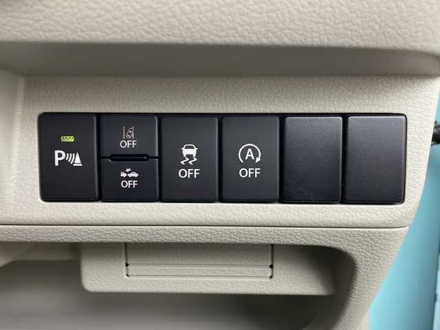 スズキ ラパン X 秋田県 2021(令3)年 2万km フレンチミントパールメタリック 4WD/純正ナビ　/フルセグTV/CD/DVD/Bluetooth/レーダーブレーキサポート　/レーンキープアシスト　/横滑り防止装置　/コーナーセンサー　/アイドリングストップ/バックカメラ　/前席シートヒーター　/nanoeエアコン　/スペアキー　/エンジンスターター　/LEDヘッドライト/ドアミラーヒーラー/電動格納ミラー/プッシュスタート/純正フロアマット/純正アルミホイール/純正ドアバイザー