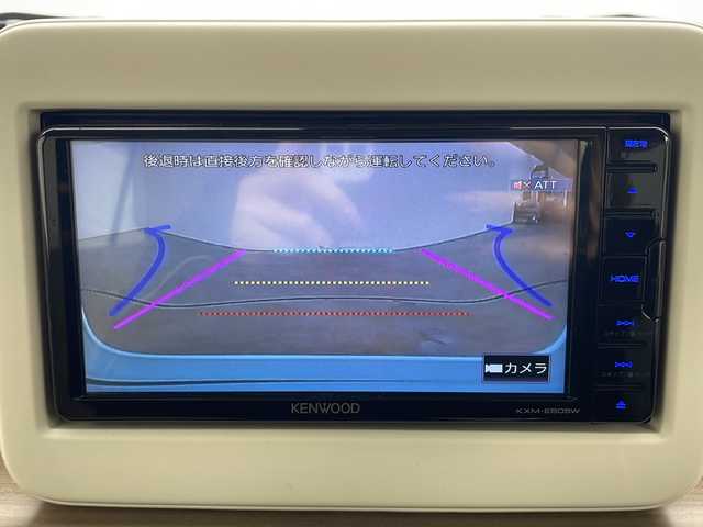 スズキ ラパン X 秋田県 2021(令3)年 2万km フレンチミントパールメタリック 4WD/純正ナビ　/フルセグTV/CD/DVD/Bluetooth/レーダーブレーキサポート　/レーンキープアシスト　/横滑り防止装置　/コーナーセンサー　/アイドリングストップ/バックカメラ　/前席シートヒーター　/nanoeエアコン　/スペアキー　/エンジンスターター　/LEDヘッドライト/ドアミラーヒーラー/電動格納ミラー/プッシュスタート/純正フロアマット/純正アルミホイール/純正ドアバイザー