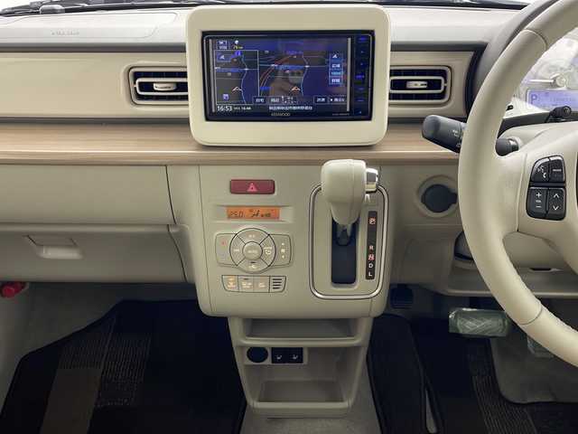 スズキ ラパン X 秋田県 2021(令3)年 2万km フレンチミントパールメタリック 4WD/純正ナビ　/フルセグTV/CD/DVD/Bluetooth/レーダーブレーキサポート　/レーンキープアシスト　/横滑り防止装置　/コーナーセンサー　/アイドリングストップ/バックカメラ　/前席シートヒーター　/nanoeエアコン　/スペアキー　/エンジンスターター　/LEDヘッドライト/ドアミラーヒーラー/電動格納ミラー/プッシュスタート/純正フロアマット/純正アルミホイール/純正ドアバイザー