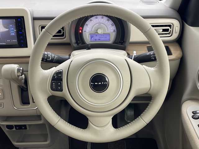 スズキ ラパン X 秋田県 2021(令3)年 2万km フレンチミントパールメタリック 4WD/純正ナビ　/フルセグTV/CD/DVD/Bluetooth/レーダーブレーキサポート　/レーンキープアシスト　/横滑り防止装置　/コーナーセンサー　/アイドリングストップ/バックカメラ　/前席シートヒーター　/nanoeエアコン　/スペアキー　/エンジンスターター　/LEDヘッドライト/ドアミラーヒーラー/電動格納ミラー/プッシュスタート/純正フロアマット/純正アルミホイール/純正ドアバイザー