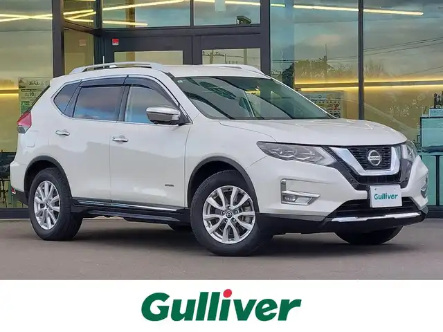 日産 エクストレイル ハイブリッド 20Xi 東京都 2020(令2)年 6.4万km ブリリアントホワイトパール オートプロパイロット/純正10インチナビ（MM519D-L）/CD/DVD/BT/AM/FM/TV/アラウンドビューモニター/ビルトインETC/ハーフレザーシート/全席シートヒーター/LEDヘッドライト/ルーフレール/デジタルインナーミラー/ハンズフリー電動リアゲート