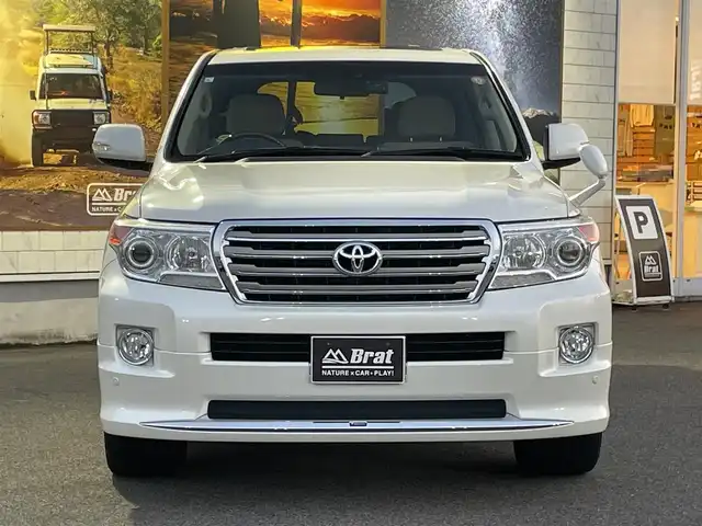 トヨタ ランドクルーザー AX 愛知県 2015(平27)年 10.6万km ホワイトパールクリスタルシャイン ECLIPSE SDナビ/フルセグTV/バックカメラ/Bluetooth/サンルーフ/モデリスタエアロ/デフロック/ETC