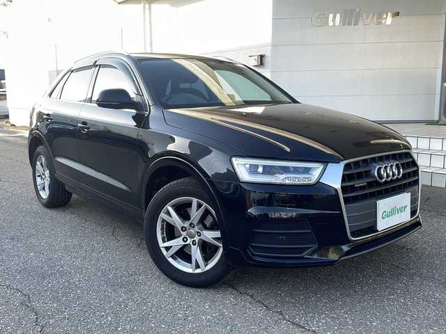 アウディ Ｑ３ 2．0 TFSI クワトロ 180PS 福井県 2017(平29)年 11.7万km 黒 プッシュスタート/スマートキー/オートライト/電格ミラー/ステアリングスイッチ/前席パワーシート/デジタルインナーミラー/前後ドラレコ/パワーバックドア/コーナーセンサー/ダウンヒルアシストコントロール/ルーフレール