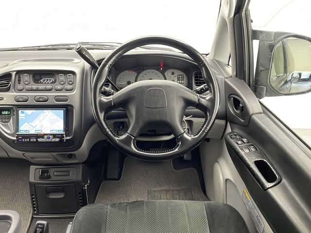 三菱 デリカ スペースギア アクティブフィールドED 宮崎県 2006(平18)年 9.7万km アメジストブラック ４ＷＤ/トランスファーレバー/社外HDDナビ　/オートエアコン　/オートステップ　/スペアキー　/ＥＴＣ　/電動格納ミラ－　/純正フロアーマット /8人乗