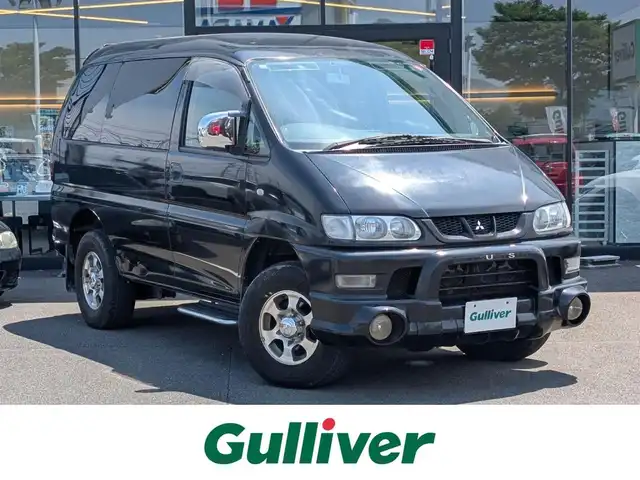 三菱 デリカ スペースギア アクティブフィールドED 福井県 2006(平18)年 9.7万km アメジストブラック ４ＷＤ/トランスファーレバー/社外HDDナビ　/オートエアコン　/オートステップ　/スペアキー　/ＥＴＣ　/電動格納ミラ－　/純正フロアーマット /8人乗
