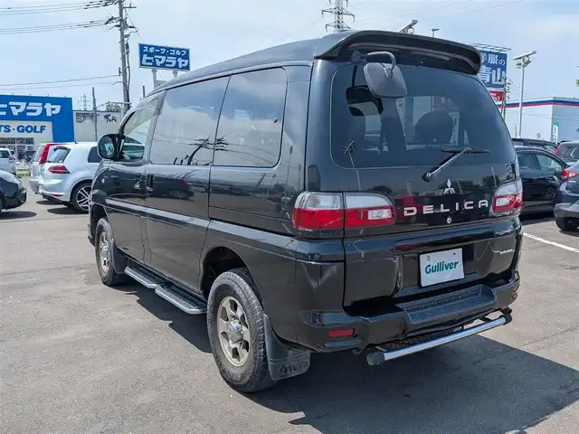 三菱 デリカ スペースギア アクティブフィールドED 福井県 2006(平18)年 9.7万km アメジストブラック ４ＷＤ/トランスファーレバー/社外HDDナビ　/オートエアコン　/オートステップ　/スペアキー　/ＥＴＣ　/電動格納ミラ－　/純正フロアーマット /8人乗