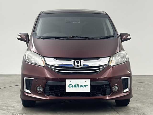 ホンダ フリード Gエアロ 兵庫県 2015(平27)年 7.3万km プレミアムディープロッソパール ・純正ナビ・TV・CD・DVD・SD・BT/・両側パワースライドドア/・バックカメラ/・ビルトインETC/・コーナーセンサー/・HIDライト/・社外革調シートカバー/・コンフォートビュー/・純正15インチアルミホイール/・純正フロアマット/・シートカバー/・オートライト/・スマートキー