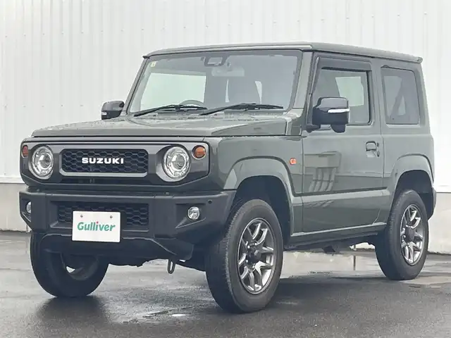 スズキ ジムニー XC 愛媛県 2020(令2)年 3.9万km ジャングルグリーン 社外ナビ（Bluetooth/SD/CD/DVD/フルセグTV)/バックカメラ/ETC/シートヒーター/USB入力端子/クルーズコントロール/4WD/ダウンヒルアシストコントロール/センターデフロック/純正16インチアルミホイール/純正フロアマット/純正ドアバイザー/LEDヘッドライト/フォグランプ/ABS/横滑り防止装置/盗難防止装置/衝突被害軽減ブレーキ