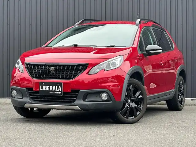 プジョー ２００８ GTライン ブラックパック 福島県 2019(令1)年 3.8万km 赤 特別仕様車GTライン ブラックパック/・ブラックレザーシート/・ブラック17AW/純正ナビ(BT/USB)/フルセグ/ETC2.0/クルーズコントロール/前後ドライブレコーダー/シートヒーター/純正16AW付冬タイヤ積/ルーフレール/リモコンキー/ステアリングスイッチ/純正フロアマット/取扱説明書/保証書/スペアキー