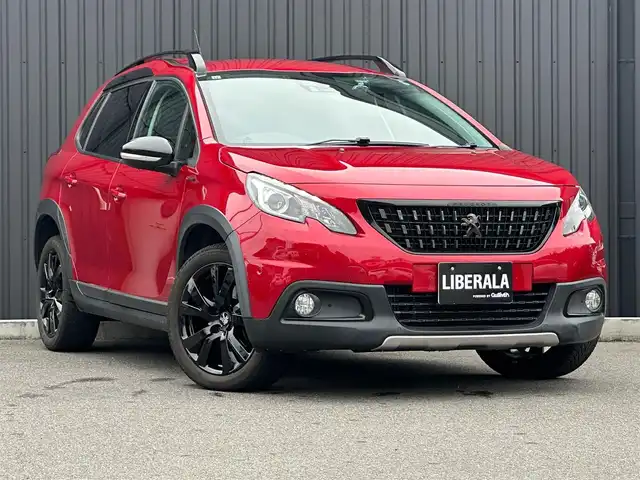 プジョー ２００８ GTライン ブラックパック 福島県 2019(令1)年 3.8万km 赤 特別仕様車GTライン ブラックパック/・ブラックレザーシート/・ブラック17AW/純正ナビ(BT/USB)/フルセグ/ETC2.0/クルーズコントロール/前後ドライブレコーダー/シートヒーター/純正16AW付冬タイヤ積/ルーフレール/リモコンキー/ステアリングスイッチ/純正フロアマット/取扱説明書/保証書/スペアキー